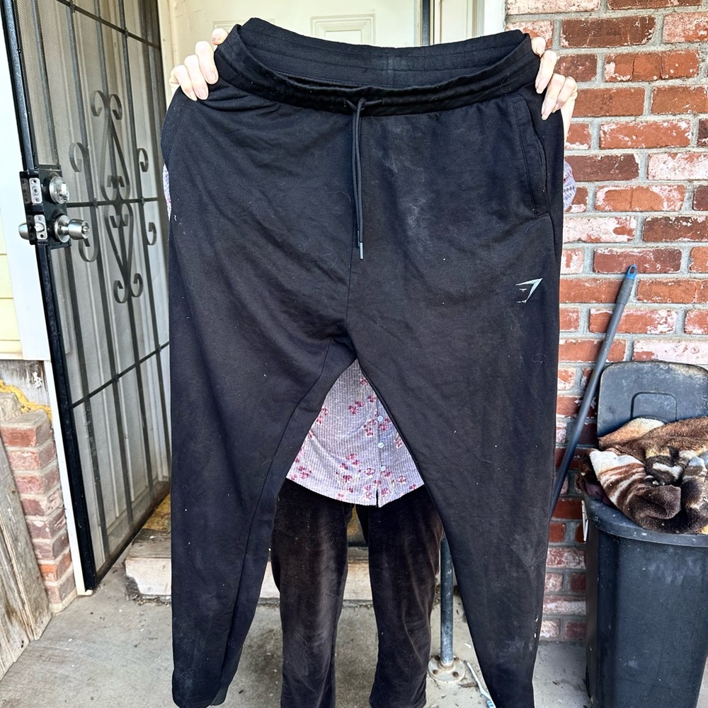 Black Gymshark Jogger Pants